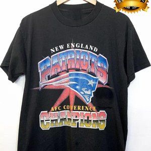 Vintage NFL New England Patriots Shirt, AFC Conference Champions Shirt, Graphic